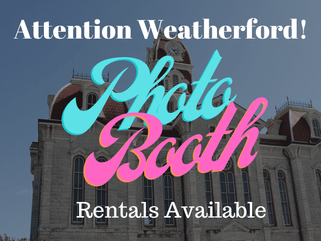 Oh Snap Photo Booth Co. provides photo booth and balloon arch rentals to Weatherford, TX